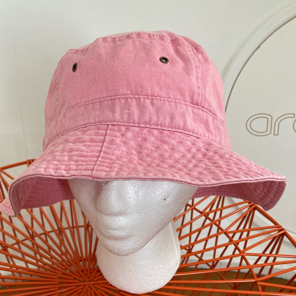 Fahrenheit | Pink Cotton Bucket Hat Size L/XL 60cm
